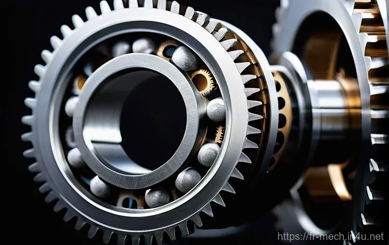기계공학 기계동력학 - **Prompt 1: Precision Gears in Motion**
"A highly detailed, intricate close-up of a complex mech...