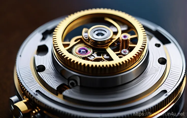 기계공학 기계동력학 - **Prompt 1: Precision Gears in Motion**
    "A highly detailed, intricate close-up of a complex mech...