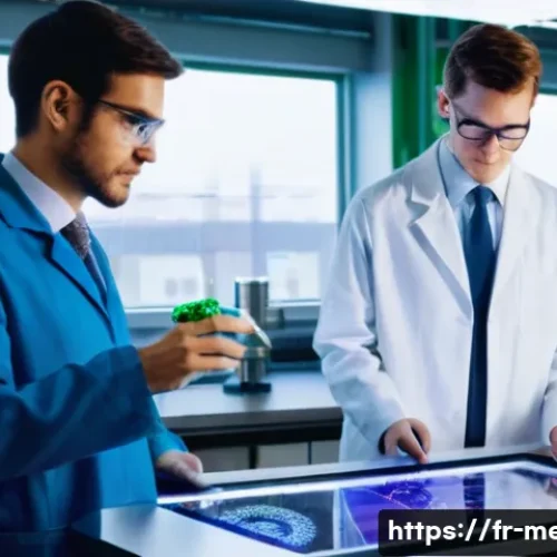 Home 9 기계공학 친환경기계기술 - **Green Innovation Lab: Sustainable Material Development**
"A diverse team of professional mecha...