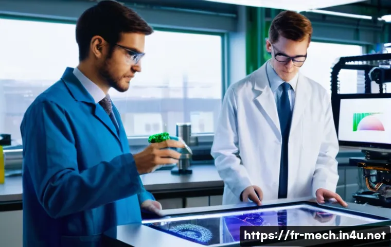 기계공학 친환경기계기술 - **Green Innovation Lab: Sustainable Material Development**
"A diverse team of professional mecha...